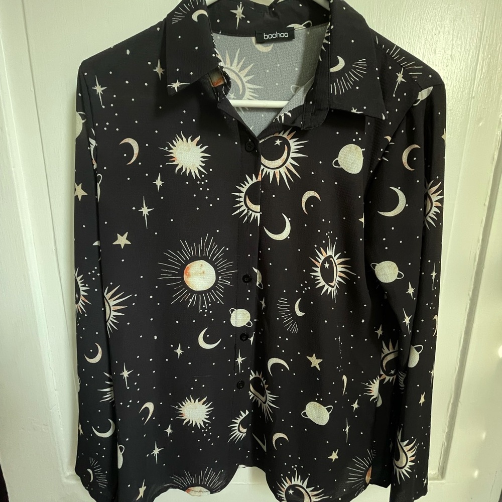 Moon/star blouse